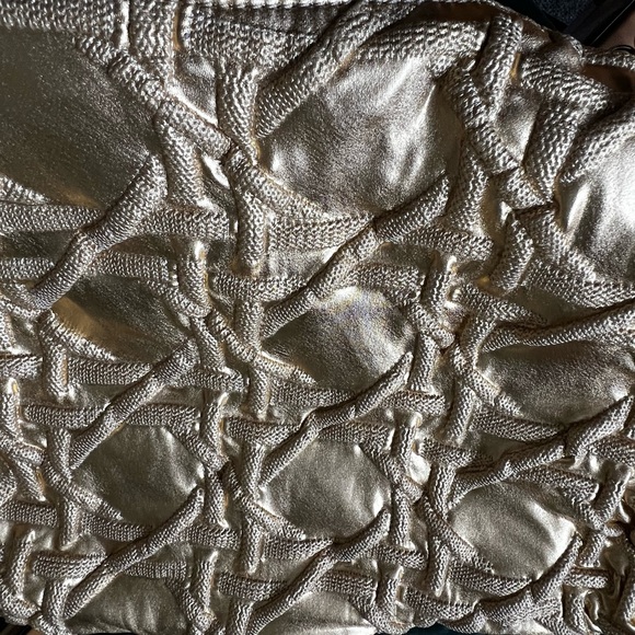 Stuart Weitzman Gold Hobo Bag - Picture 2 of 6